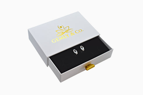 Divya दिव्या | Bergkristall | Hoop | Silber | Rhodiniert